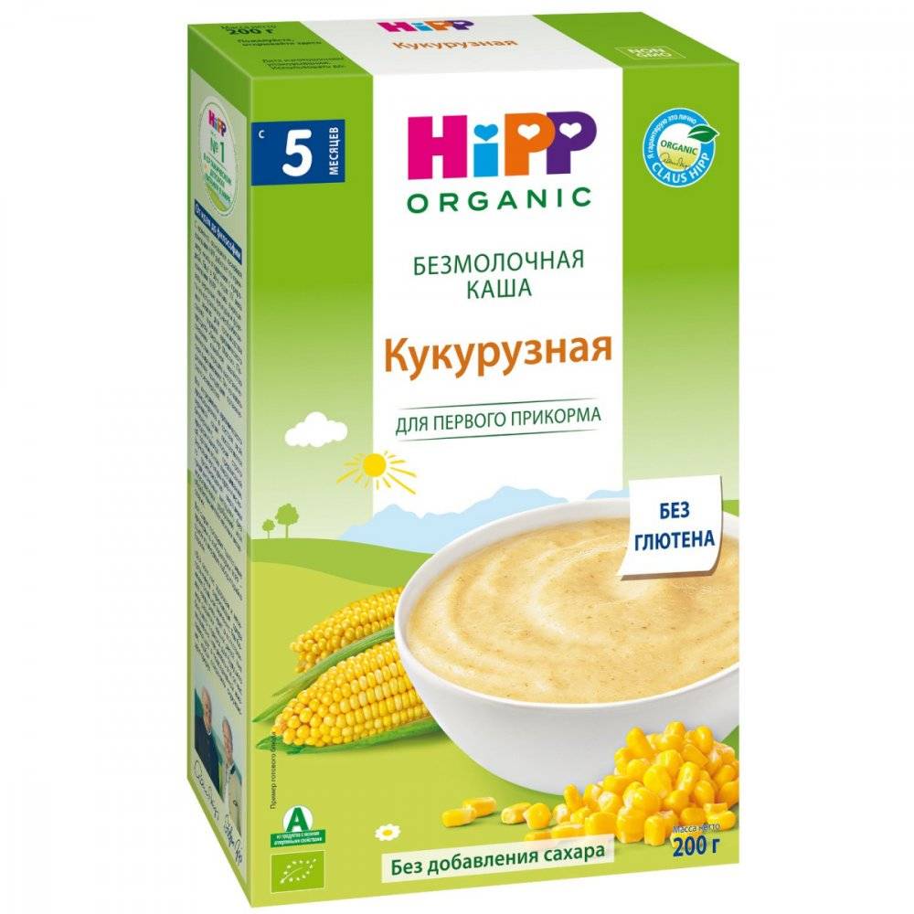 Молочная каша с фруктами hipp