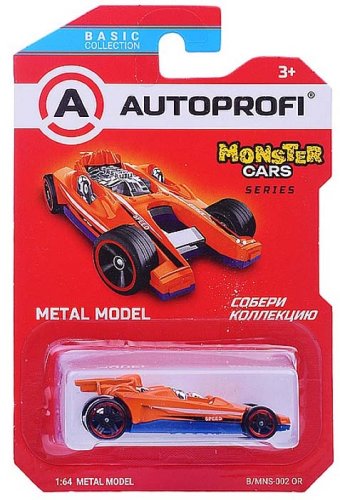 Autoprofi Машинка коллекционная Monster cars / цвет оранжевый