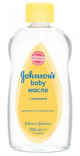 Детское масло JOHNSON’S Baby с ромашкой, 200 мл.