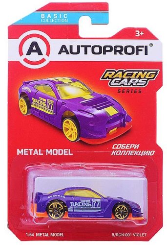 Autoprofi Машинка коллекционная Racing Cars / цвет фиолетовый