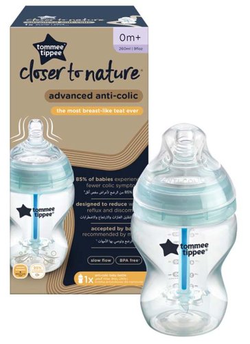 Tommee Tippee Бутылочка Advanced Anti-Colic, 0+, 260 мл