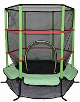 Батут Trampoline 55, диаметр 1.4 м / цвет зеленый					