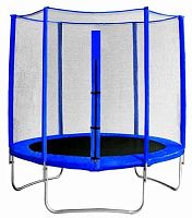 Perfetto Sport Батут с защитной сеткой Trampoline 10, диаметр 3 м / цвет синий					